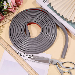 Self Adhesive Semicircular Hard PVC Cable Cover&nbsp;AJEW-WH0886-24A