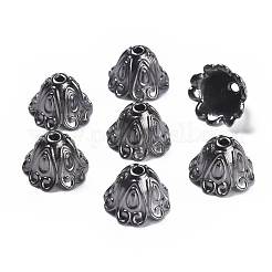 Tibetan Style Alloy Bead Caps&nbsp;TIBEB-EA9700YKG-B-FF