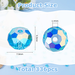 336Pcs Electroplate Glass Beads&nbsp;EGLA-WH0007-01D