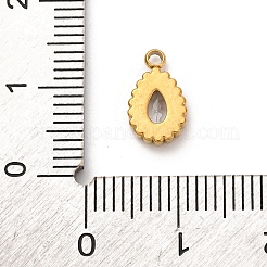 Glass Charms&nbsp;STAS-D361-02G-02
