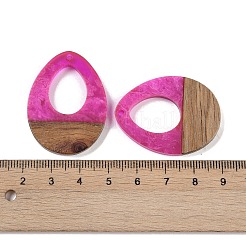 Resin & Wood Pendants&nbsp;WOOD-F015-17D