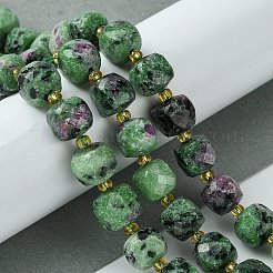 Natural Ruby in Zoisite Beads Strands&nbsp;G-Q010-A02-01
