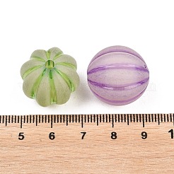 Frosted Transparent Acrylic Pumpkin Beads&nbsp;FIND-B065-05D
