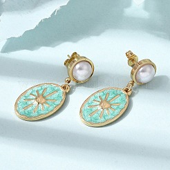 Brass Stud Earrings for Women&nbsp;KK-CBA9D38-04-02