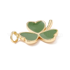 Brass Enamel Pendants&nbsp;KK-P217-03G-05