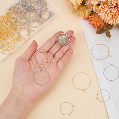 160Pcs 8 Style Brass Wine Glass Charm Rings&nbsp;KK-SP0001-34