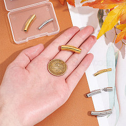 6Pcs 6 Styles Tube 304 Stainless Steel Bayonet Clasps with Push Button&nbsp;STAS-UN0052-59