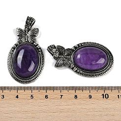 Natural Amethyst Pendants&nbsp;G-I370-09AS-07