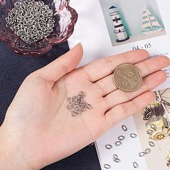 304 Stainless Steel Open Jump Rings Jewelry Findings&nbsp;STAS-PH0019-01P