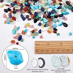 DIY Stretch Bracelets and Wire Wrapped Pendants Making Kits&nbsp;DIY-NB0001-99
