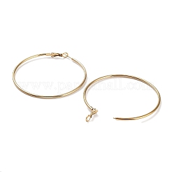 Ring 304 Stainless Steel Hoop Earrings for Women Men&nbsp;EJEW-B049-02G-G