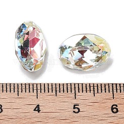 K9 Glass Rhinestone Cabochons&nbsp;GLAA-H034-06E-001LA
