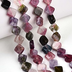 Natural Multicolor Tourmaline Beads Strands&nbsp;G-T140-04A
