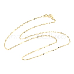 2MM Brass Cable Chain Necklaces&nbsp;NJEW-G183-03G-02