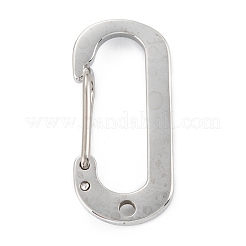 Non-Tarnish 304 Stainless Steel Keychain Clasp Findings&nbsp;STAS-C024-21P