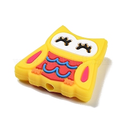 Owl Food Grade Eco-Friendly Silicone Focal Beads&nbsp;SIL-B001-01A
