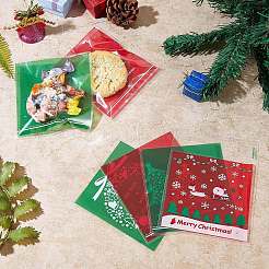 400 Pcs 4 Styles Self-Adhesive Christmas Candy Bags&nbsp;JX059A