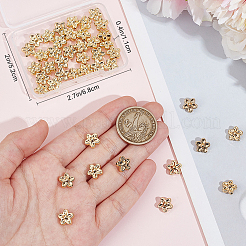 50Pcs Rack Plating Brass Beads&nbsp;KK-BBC0015-76