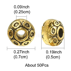 Tibetan Style Alloy Spacer Beads&nbsp;PALLOY-YW0001-76