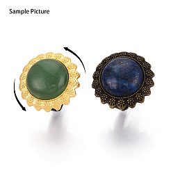 Adjustable Alloy & Iron Bezel Cup Ring Base with Rotatable Tray&nbsp;MAK-T012-13G