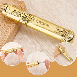 Zinc Alloy Craft Sewing Needles Case Box&nbsp;TOOL-WH20013-08G
