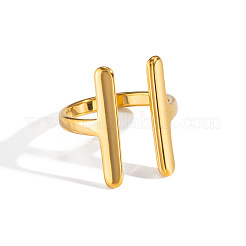 304 Stainless Steel Cuff Open Rings for Women&nbsp;EM2945-1