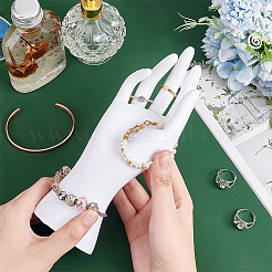 Plastic Mannequin Hand Jewelry Display Holder Stands&nbsp;RDIS-WH0009-014