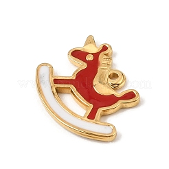 304 Stainless Steel with Red Enamel Pendants&nbsp;SA-CBAFCDF-03G