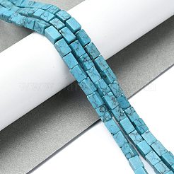 Synthetic Turquoise Beads Strands&nbsp;G-C135-F03-01