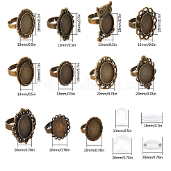 DIY Finger Ring Making Kits&nbsp;DIY-SC0011-21AB