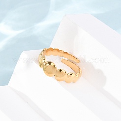 304 Stainless Steel Cuff Open Rings&nbsp;RJEW-P183-02G