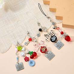 3pcs 3 Styles Acrylic Mobile Straps&nbsp;MOBA-SZ0001-14