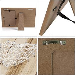 MDF Photo Frame&nbsp;DJEW-WH0035-008