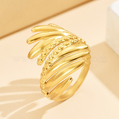 304 Stainless Steel Cuff Open Rings&nbsp;WG749B5-02