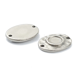 Non-Tarnish 304 Stainless Steel Cabochon Connector Settings&nbsp;STAS-P279-05P
