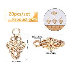 20Pcs Knot Zinc Alloy Adjustable Jean Button Pins&nbsp;FIND-FH0017-91G