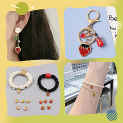 100Pcs 10 Style Alloy Enamel Pendants&nbsp;ENAM-PH0002-57