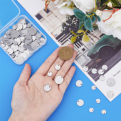 140Pcs 4 Style 304 Stainless Steel Charms&nbsp;STAS-HY0001-39