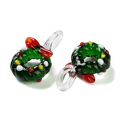 Christmas Series Handmade Lampwork Pendants&nbsp;LS-LAMP-S198-01A