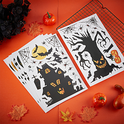 PVC Plastic Window Sticker Decorations&nbsp;DIY-WH0304-175B