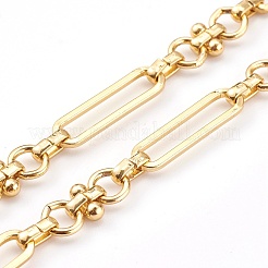 Brass Link Chain Necklaces&nbsp;NJEW-JN03365