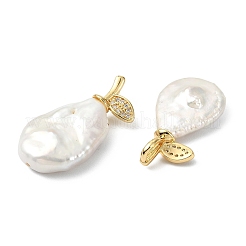 Baroque Natural Keshi Pearl Pendants&nbsp;PALLOY-JF05491