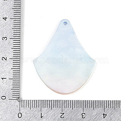 Marine Organism Series Fan Shape Acrylic Pendants&nbsp;OACR-Q101-03E