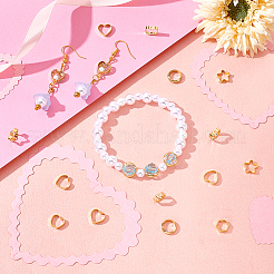 50Pcs 5 Style Brass Bead Frame&nbsp;KK-PH0004-25