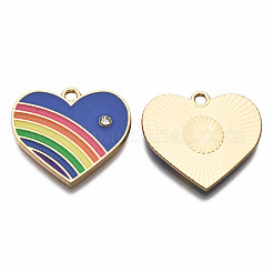 Alloy Enamel Pendants&nbsp;LS-ENAM-T011-108D-NR