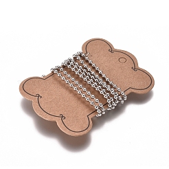 Tarnish Resistant 304 Stainless Steel Ball Chains&nbsp;CHS-E021-13G-P