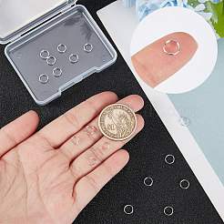 20Pcs 925 Sterling Silver Split Jump Rings&nbsp;STER-BBC0001-33A
