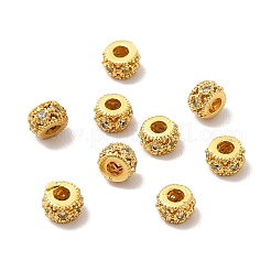 Rack Plating Brass Cubic Zirconia Beads&nbsp;KK-G457-03G-02