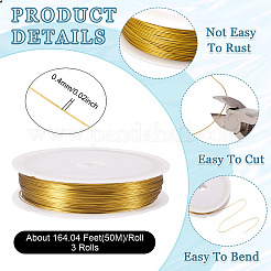 3 Rolls Baking Paint Iron Wire&nbsp;MW-TA0001-05A-04