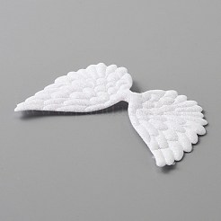 Cloth Embossed Wing Ornament Accessories&nbsp;FIND-WH0037-27B